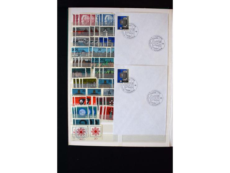 1872/1949, postfrischer, ungebrauchter und gestempelter Posten mit Sammlungen und Doubletten Dt. Reich und Alliierte Besetzun