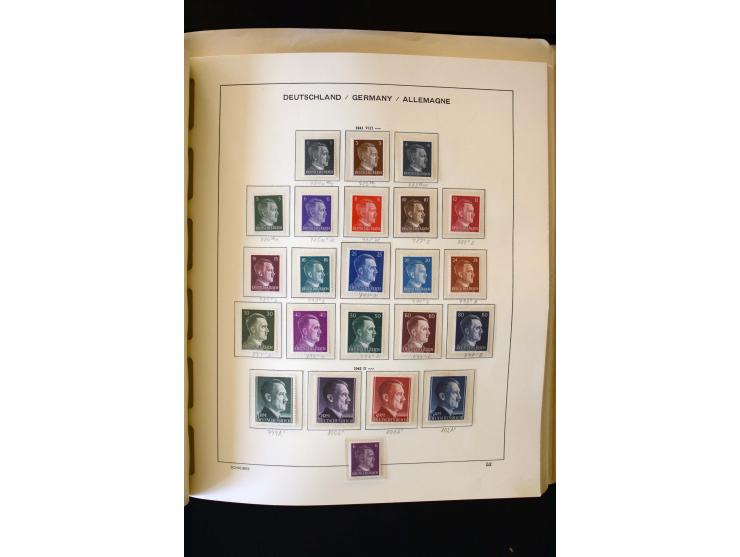 1872/1949, postfrischer, ungebrauchter und gestempelter Posten mit Sammlungen und Doubletten Dt. Reich und Alliierte Besetzun
