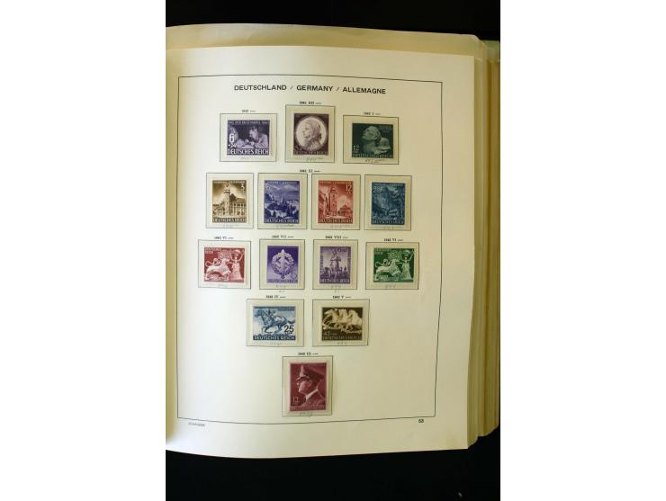 1872/1949, postfrischer, ungebrauchter und gestempelter Posten mit Sammlungen und Doubletten Dt. Reich und Alliierte Besetzun