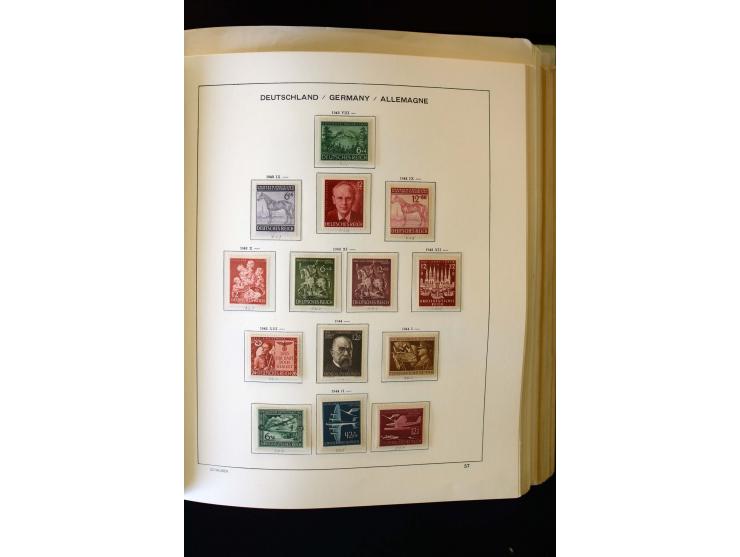 1872/1949, postfrischer, ungebrauchter und gestempelter Posten mit Sammlungen und Doubletten Dt. Reich und Alliierte Besetzun
