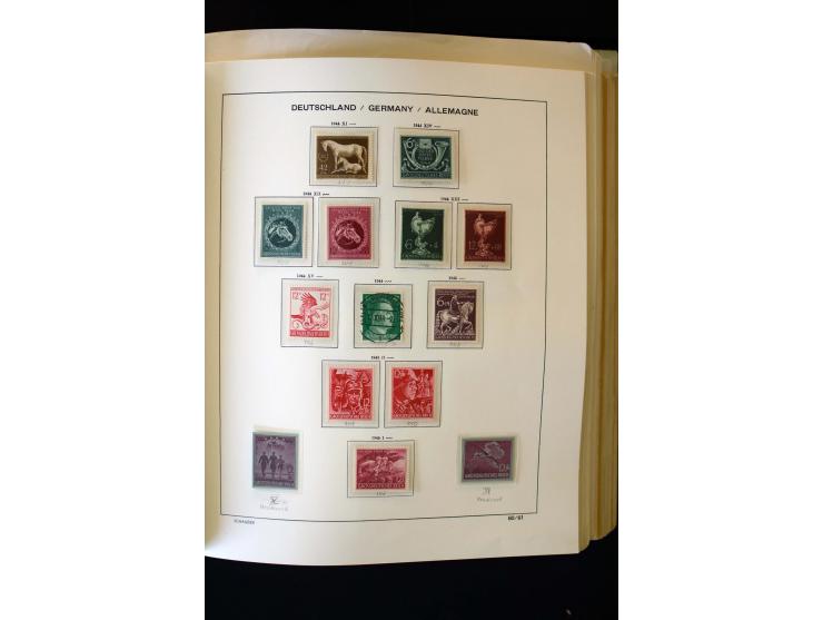 1872/1949, postfrischer, ungebrauchter und gestempelter Posten mit Sammlungen und Doubletten Dt. Reich und Alliierte Besetzun