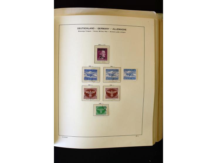 1872/1949, postfrischer, ungebrauchter und gestempelter Posten mit Sammlungen und Doubletten Dt. Reich und Alliierte Besetzun