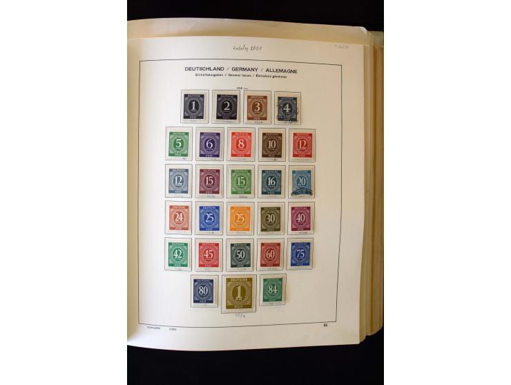 1872/1949, postfrischer, ungebrauchter und gestempelter Posten mit Sammlungen und Doubletten Dt. Reich und Alliierte Besetzun