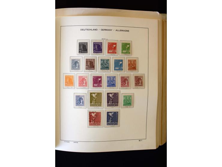 1872/1949, postfrischer, ungebrauchter und gestempelter Posten mit Sammlungen und Doubletten Dt. Reich und Alliierte Besetzun