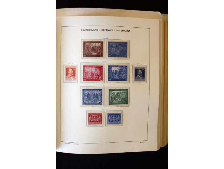 1872/1949, postfrischer, ungebrauchter und gestempelter Posten mit Sammlungen und Doubletten Dt. Reich und Alliierte Besetzun