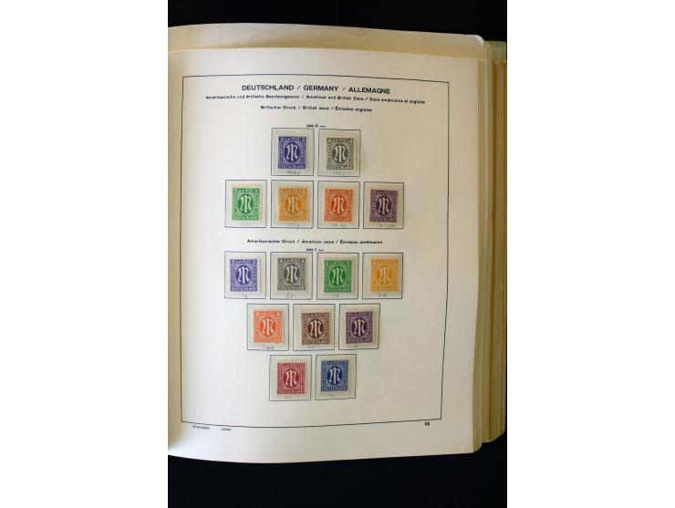 1872/1949, postfrischer, ungebrauchter und gestempelter Posten mit Sammlungen und Doubletten Dt. Reich und Alliierte Besetzun