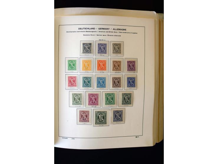 1872/1949, postfrischer, ungebrauchter und gestempelter Posten mit Sammlungen und Doubletten Dt. Reich und Alliierte Besetzun