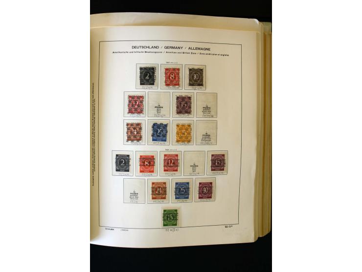1872/1949, postfrischer, ungebrauchter und gestempelter Posten mit Sammlungen und Doubletten Dt. Reich und Alliierte Besetzun
