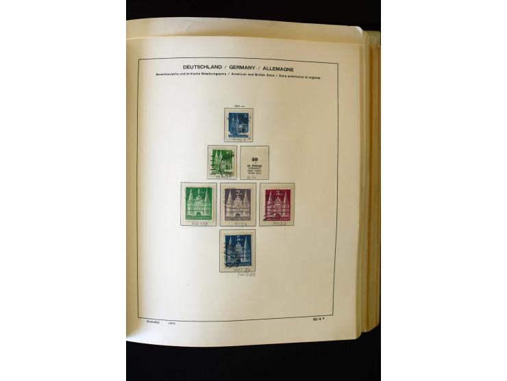 1872/1949, postfrischer, ungebrauchter und gestempelter Posten mit Sammlungen und Doubletten Dt. Reich und Alliierte Besetzun