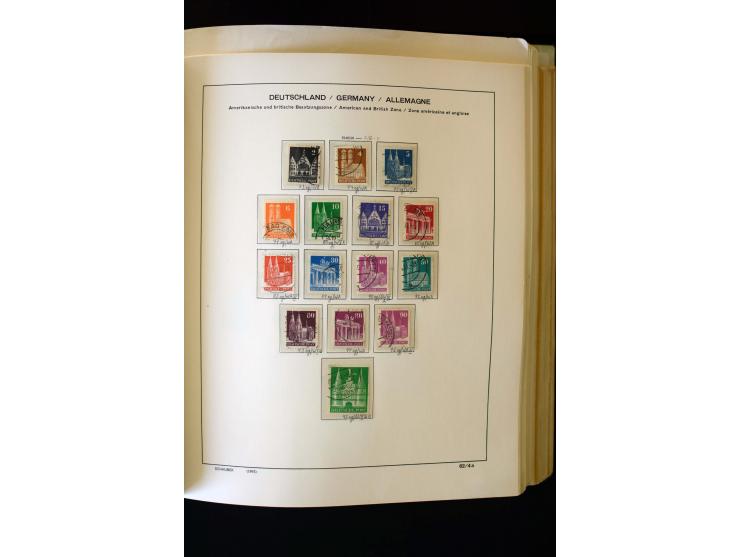 1872/1949, postfrischer, ungebrauchter und gestempelter Posten mit Sammlungen und Doubletten Dt. Reich und Alliierte Besetzun