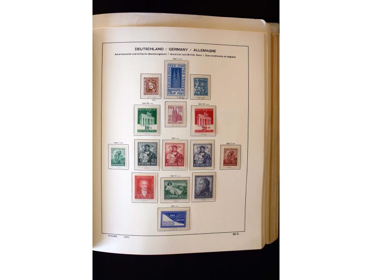 1872/1949, postfrischer, ungebrauchter und gestempelter Posten mit Sammlungen und Doubletten Dt. Reich und Alliierte Besetzun