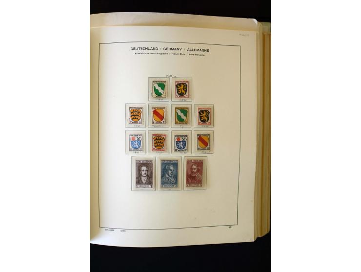 1872/1949, postfrischer, ungebrauchter und gestempelter Posten mit Sammlungen und Doubletten Dt. Reich und Alliierte Besetzun