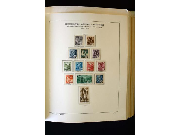 1872/1949, postfrischer, ungebrauchter und gestempelter Posten mit Sammlungen und Doubletten Dt. Reich und Alliierte Besetzun