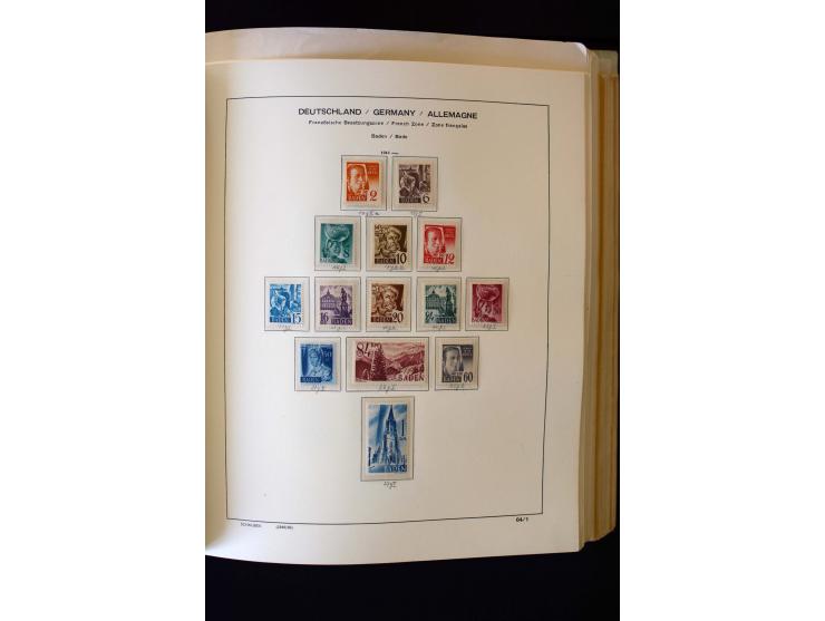 1872/1949, postfrischer, ungebrauchter und gestempelter Posten mit Sammlungen und Doubletten Dt. Reich und Alliierte Besetzun