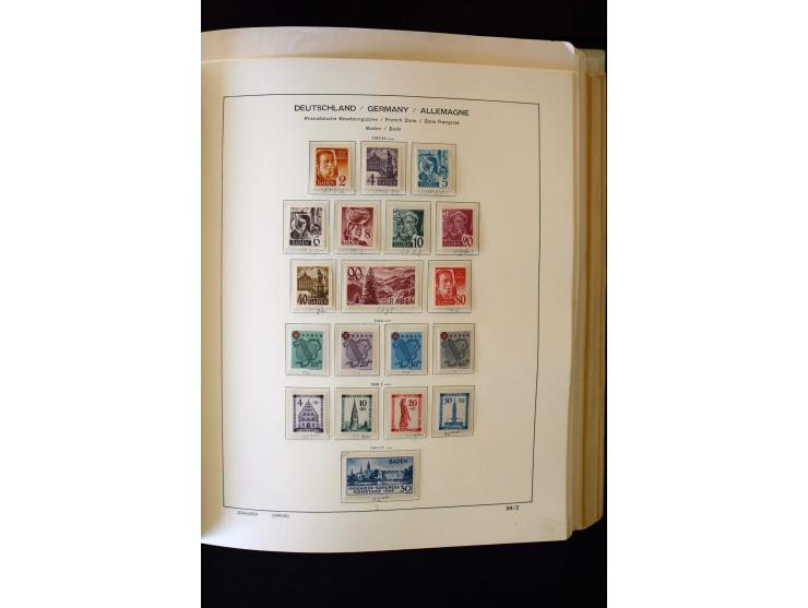 1872/1949, postfrischer, ungebrauchter und gestempelter Posten mit Sammlungen und Doubletten Dt. Reich und Alliierte Besetzun