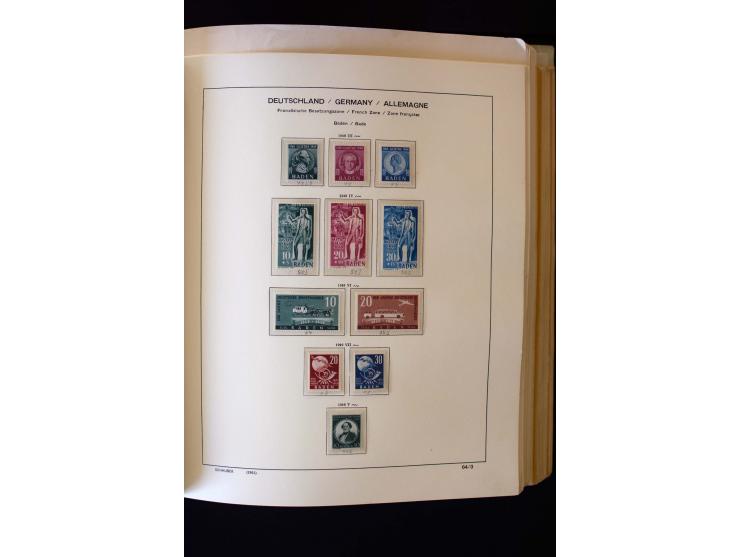1872/1949, postfrischer, ungebrauchter und gestempelter Posten mit Sammlungen und Doubletten Dt. Reich und Alliierte Besetzun