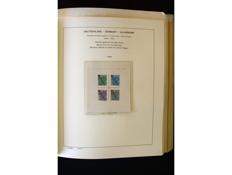 1872/1949, postfrischer, ungebrauchter und gestempelter Posten mit Sammlungen und Doubletten Dt. Reich und Alliierte Besetzun