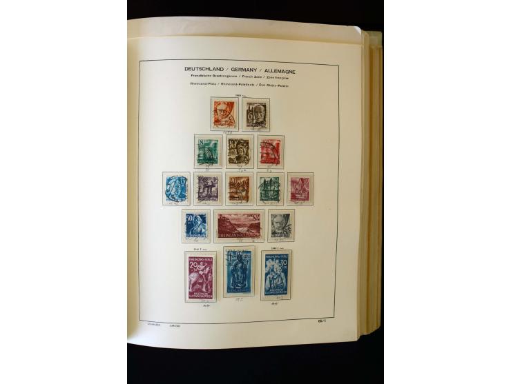 1872/1949, postfrischer, ungebrauchter und gestempelter Posten mit Sammlungen und Doubletten Dt. Reich und Alliierte Besetzun