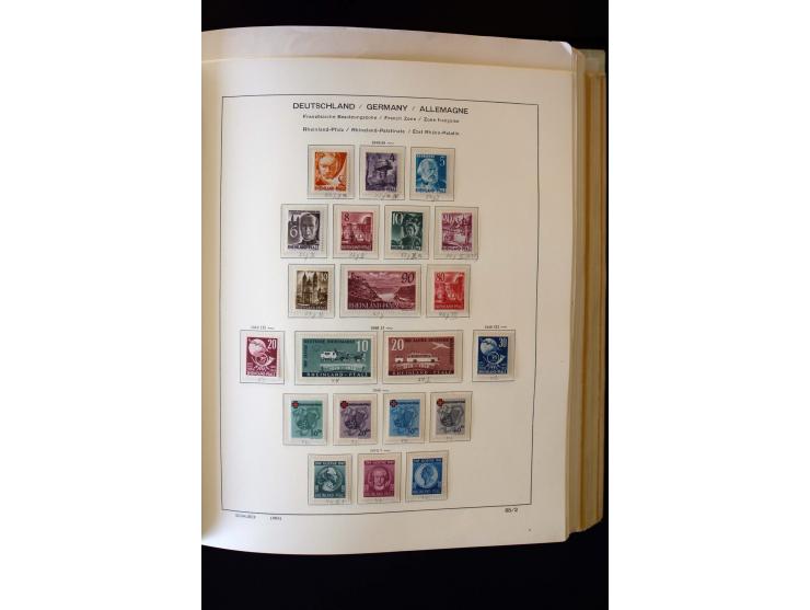 1872/1949, postfrischer, ungebrauchter und gestempelter Posten mit Sammlungen und Doubletten Dt. Reich und Alliierte Besetzun
