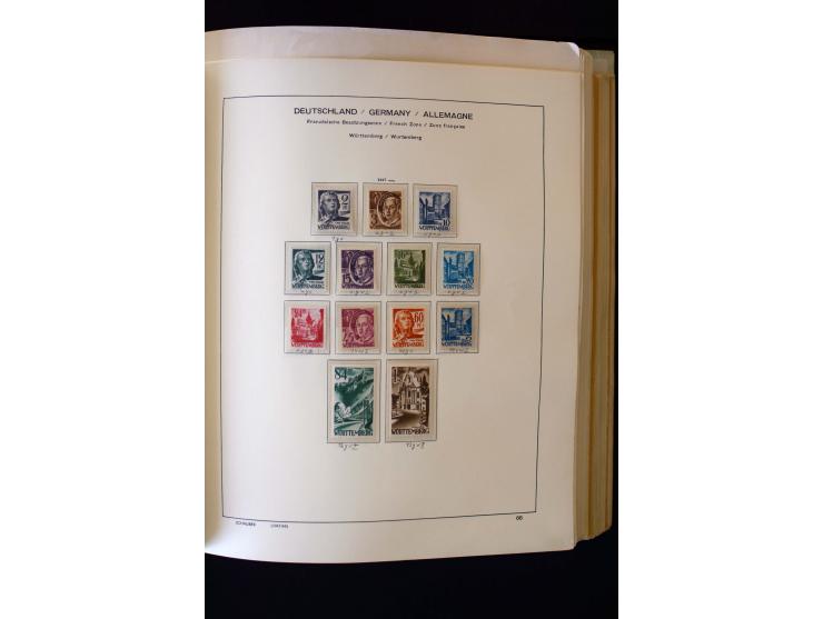 1872/1949, postfrischer, ungebrauchter und gestempelter Posten mit Sammlungen und Doubletten Dt. Reich und Alliierte Besetzun