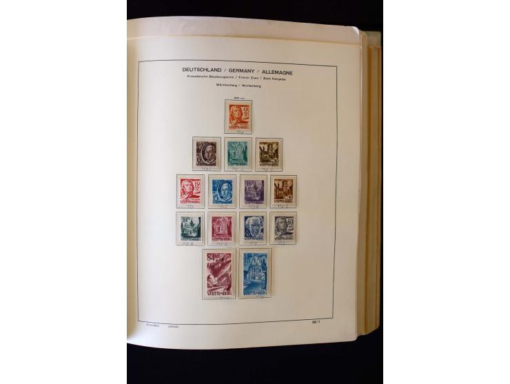 1872/1949, postfrischer, ungebrauchter und gestempelter Posten mit Sammlungen und Doubletten Dt. Reich und Alliierte Besetzun