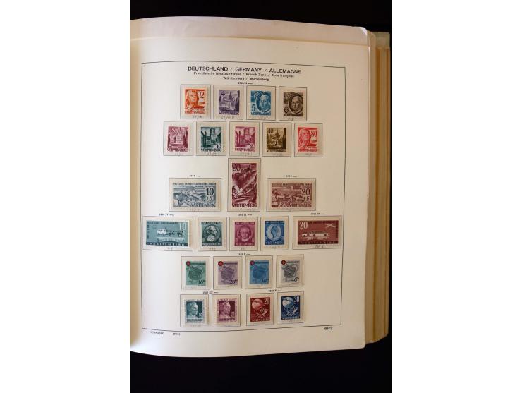 1872/1949, postfrischer, ungebrauchter und gestempelter Posten mit Sammlungen und Doubletten Dt. Reich und Alliierte Besetzun