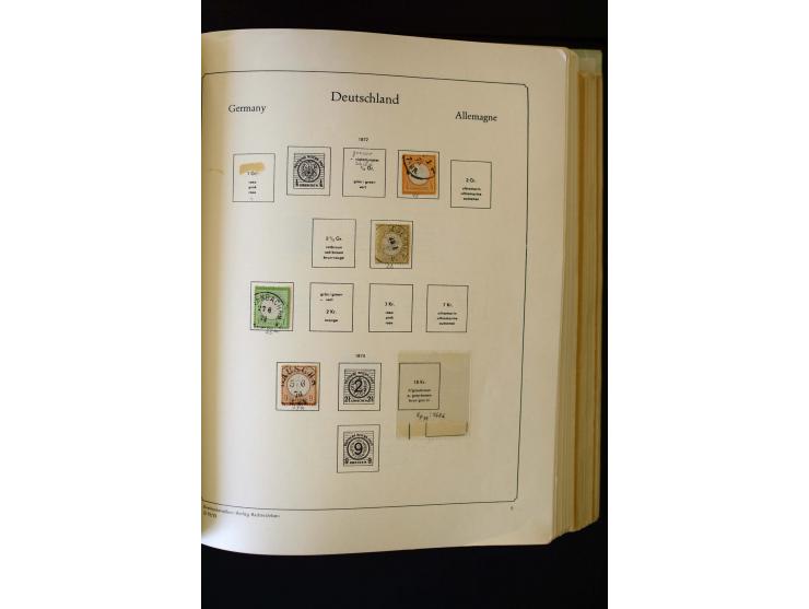 1872/1949, postfrischer, ungebrauchter und gestempelter Posten mit Sammlungen und Doubletten Dt. Reich und Alliierte Besetzun