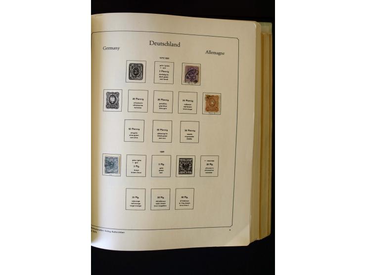1872/1949, postfrischer, ungebrauchter und gestempelter Posten mit Sammlungen und Doubletten Dt. Reich und Alliierte Besetzun