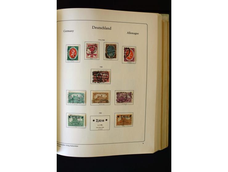 1872/1949, postfrischer, ungebrauchter und gestempelter Posten mit Sammlungen und Doubletten Dt. Reich und Alliierte Besetzun