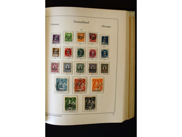 1872/1949, postfrischer, ungebrauchter und gestempelter Posten mit Sammlungen und Doubletten Dt. Reich und Alliierte Besetzun