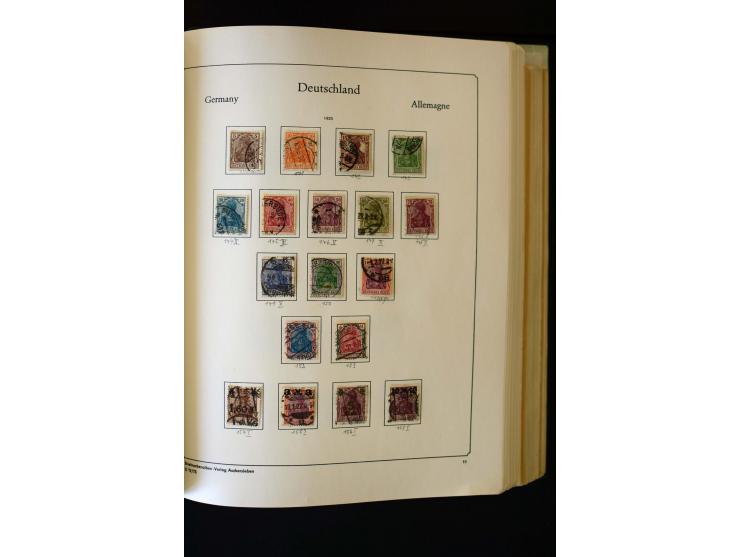 1872/1949, postfrischer, ungebrauchter und gestempelter Posten mit Sammlungen und Doubletten Dt. Reich und Alliierte Besetzun