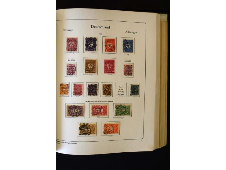 1872/1949, postfrischer, ungebrauchter und gestempelter Posten mit Sammlungen und Doubletten Dt. Reich und Alliierte Besetzun