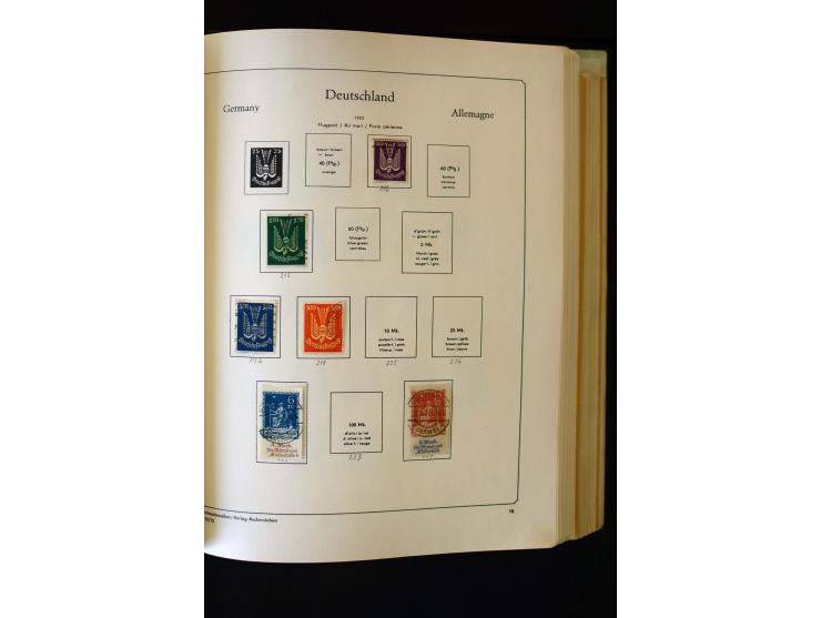 1872/1949, postfrischer, ungebrauchter und gestempelter Posten mit Sammlungen und Doubletten Dt. Reich und Alliierte Besetzun