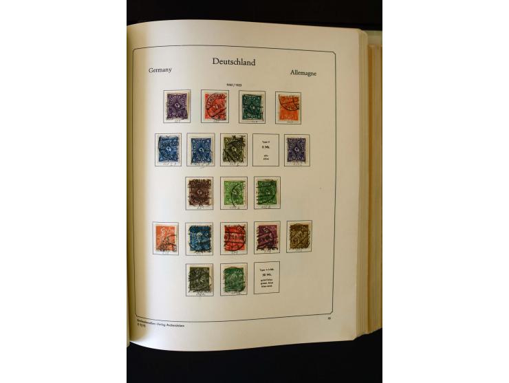 1872/1949, postfrischer, ungebrauchter und gestempelter Posten mit Sammlungen und Doubletten Dt. Reich und Alliierte Besetzun