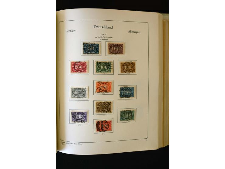 1872/1949, postfrischer, ungebrauchter und gestempelter Posten mit Sammlungen und Doubletten Dt. Reich und Alliierte Besetzun