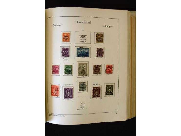 1872/1949, postfrischer, ungebrauchter und gestempelter Posten mit Sammlungen und Doubletten Dt. Reich und Alliierte Besetzun