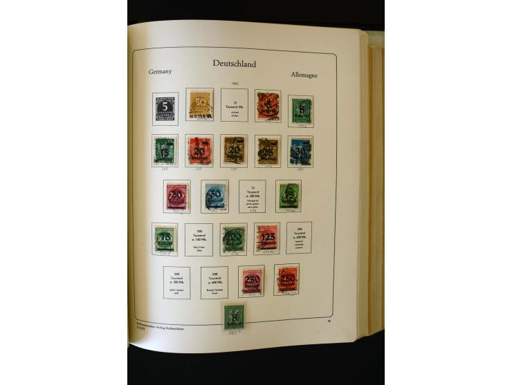 1872/1949, postfrischer, ungebrauchter und gestempelter Posten mit Sammlungen und Doubletten Dt. Reich und Alliierte Besetzun