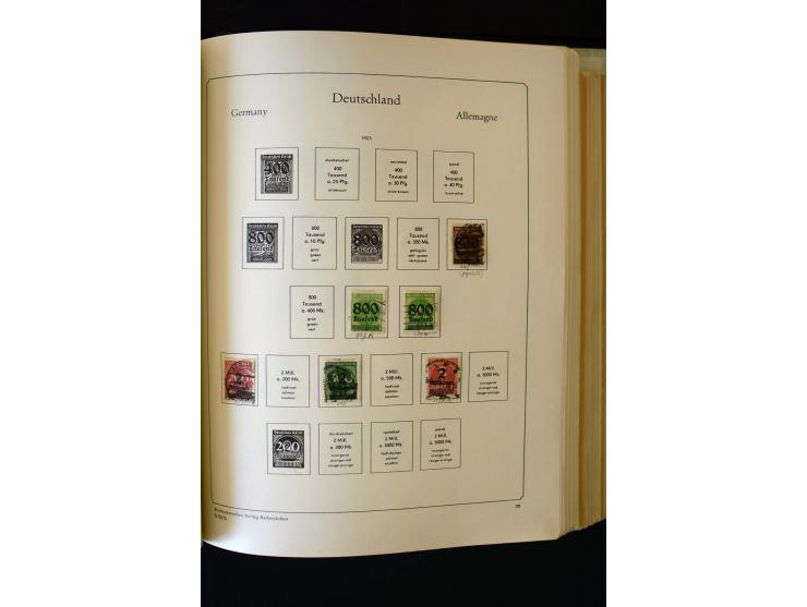 1872/1949, postfrischer, ungebrauchter und gestempelter Posten mit Sammlungen und Doubletten Dt. Reich und Alliierte Besetzun