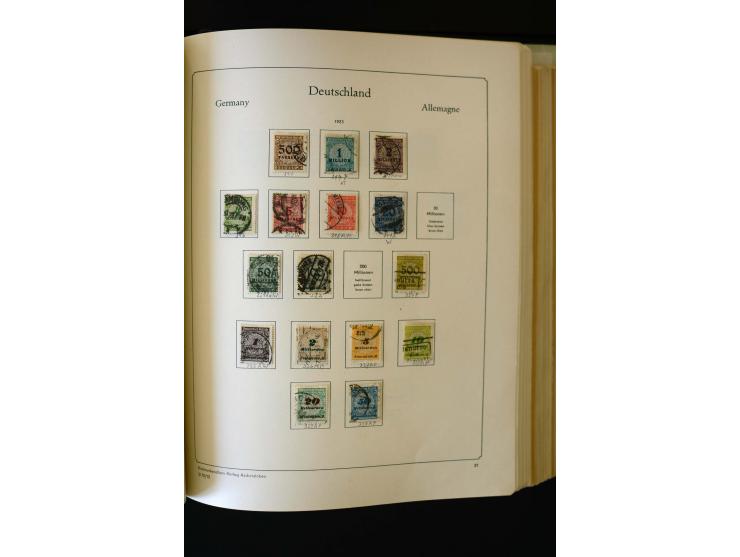 1872/1949, postfrischer, ungebrauchter und gestempelter Posten mit Sammlungen und Doubletten Dt. Reich und Alliierte Besetzun