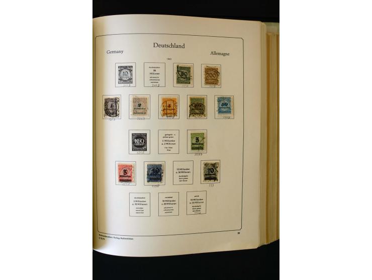 1872/1949, postfrischer, ungebrauchter und gestempelter Posten mit Sammlungen und Doubletten Dt. Reich und Alliierte Besetzun