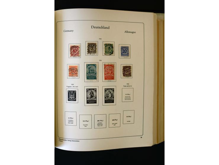 1872/1949, postfrischer, ungebrauchter und gestempelter Posten mit Sammlungen und Doubletten Dt. Reich und Alliierte Besetzun