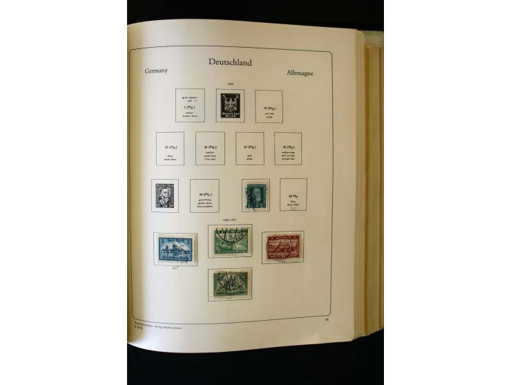 1872/1949, postfrischer, ungebrauchter und gestempelter Posten mit Sammlungen und Doubletten Dt. Reich und Alliierte Besetzun