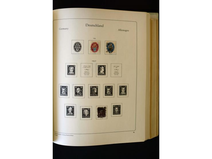 1872/1949, postfrischer, ungebrauchter und gestempelter Posten mit Sammlungen und Doubletten Dt. Reich und Alliierte Besetzun
