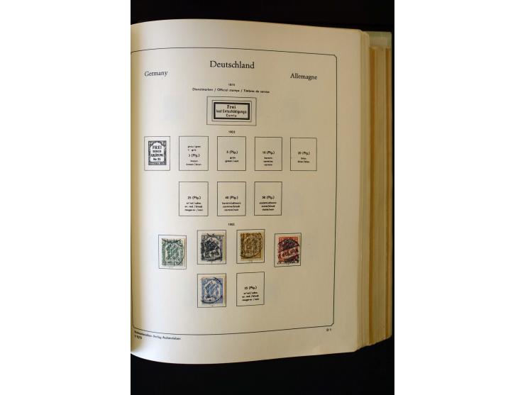 1872/1949, postfrischer, ungebrauchter und gestempelter Posten mit Sammlungen und Doubletten Dt. Reich und Alliierte Besetzun