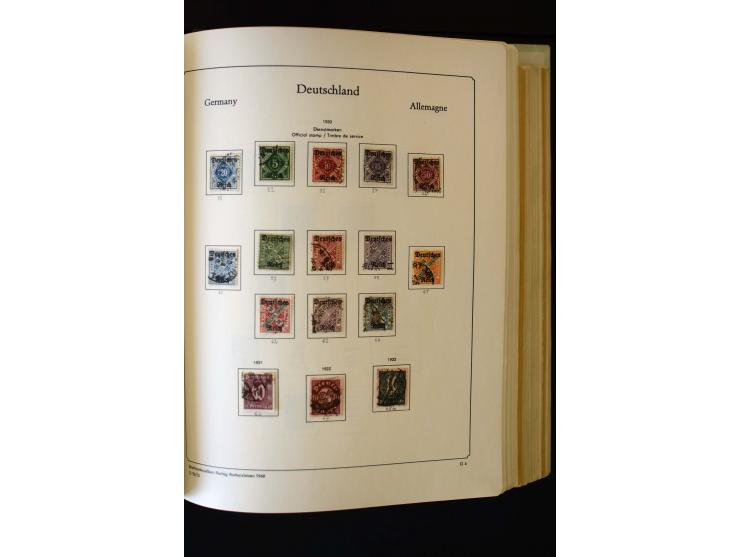 1872/1949, postfrischer, ungebrauchter und gestempelter Posten mit Sammlungen und Doubletten Dt. Reich und Alliierte Besetzun