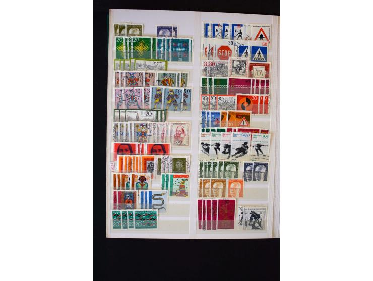 1872/1949, postfrischer, ungebrauchter und gestempelter Posten mit Sammlungen und Doubletten Dt. Reich und Alliierte Besetzun