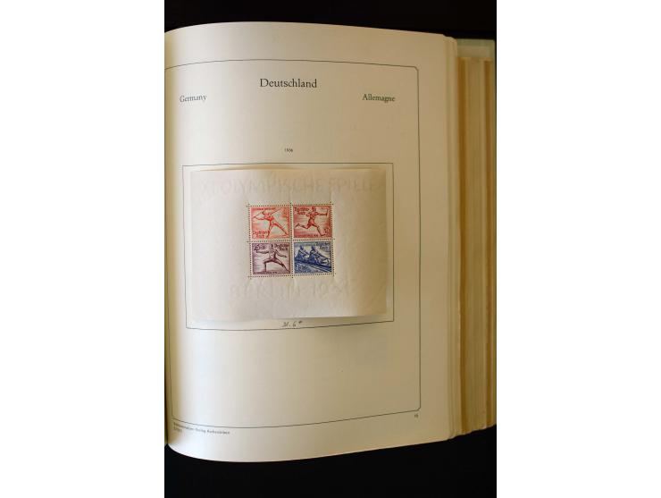 1872/1949, postfrischer, ungebrauchter und gestempelter Posten mit Sammlungen und Doubletten Dt. Reich und Alliierte Besetzun