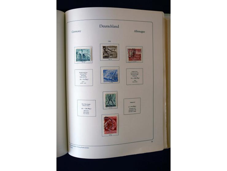 1872/1949, postfrischer, ungebrauchter und gestempelter Posten mit Sammlungen und Doubletten Dt. Reich und Alliierte Besetzun