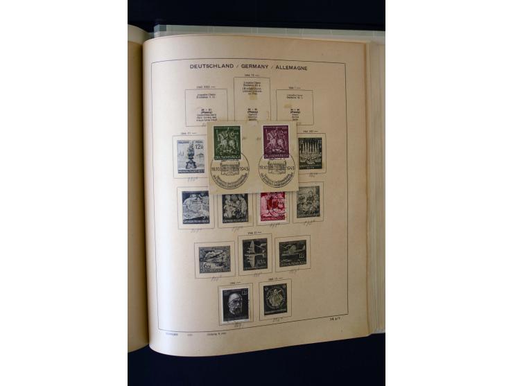 1872/1949, postfrischer, ungebrauchter und gestempelter Posten mit Sammlungen und Doubletten Dt. Reich und Alliierte Besetzun