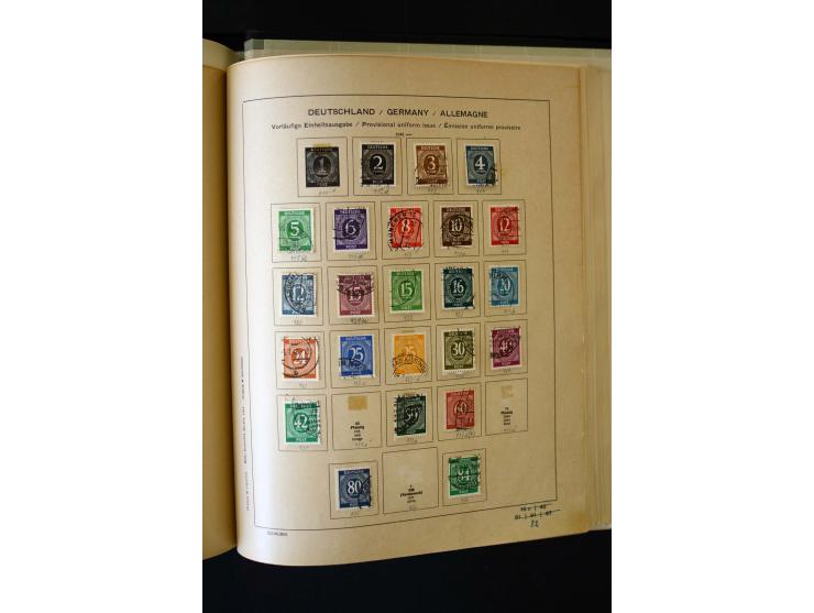 1872/1949, postfrischer, ungebrauchter und gestempelter Posten mit Sammlungen und Doubletten Dt. Reich und Alliierte Besetzun